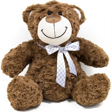 Мягкая игрушка Grand Ведмідь коричневий, з бантом 27 см Фото