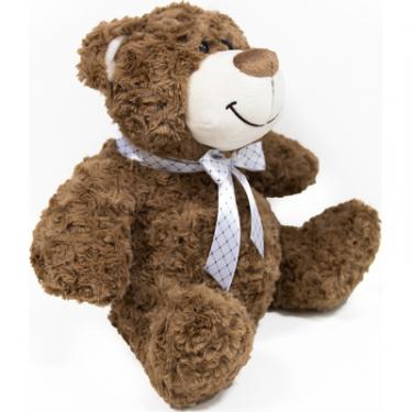 Мягкая игрушка Grand Ведмідь коричневий, з бантом 27 см Фото 1