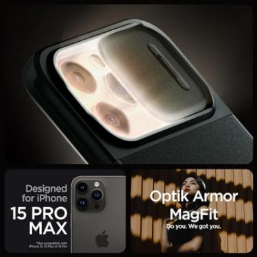 Чехол для мобильного телефона Spigen Apple iPhone 15 Pro Max Optik Armor MagFit Abyss G Фото 5