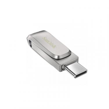 USB флеш накопитель SanDisk 256GB Ultra Dual Drive Luxe USB 3.1 + Type-C Фото 1