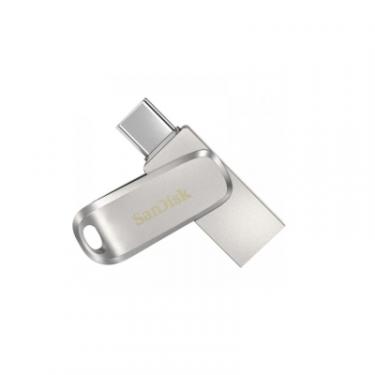 USB флеш накопитель SanDisk 256GB Ultra Dual Drive Luxe USB 3.1 + Type-C Фото 2