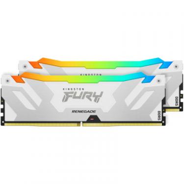 Модуль памяти для компьютера Kingston Fury (ex.HyperX) DDR5 64GB (2x32GB) 6000 MHz Renegade RGB White XMP Фото 2