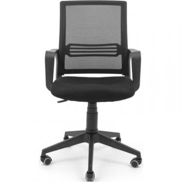 Офисное кресло Richman Джина Пластик Піастра Сітка чорна Фото 1