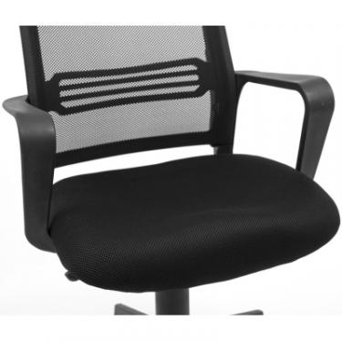 Офисное кресло Richman Джина Пластик Піастра Сітка чорна Фото 5