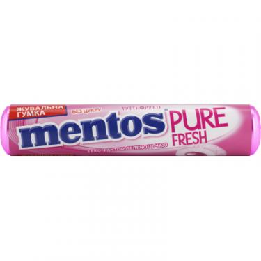 Жевательная резинка Mentos Pure Fresh зі смаком Тутті-Фрутті 15.57 г Фото