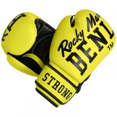 Боксерские перчатки Benlee Chunky B PU-шкіра 8oz Жовті Фото