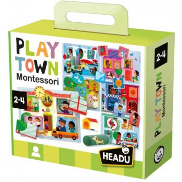 Развивающая игрушка Headu Гра Монтессорі Моє місто та його мешканці Фото