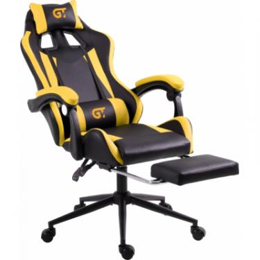 Кресло игровое GT Racer X-2323 Black/Yellow Фото 3