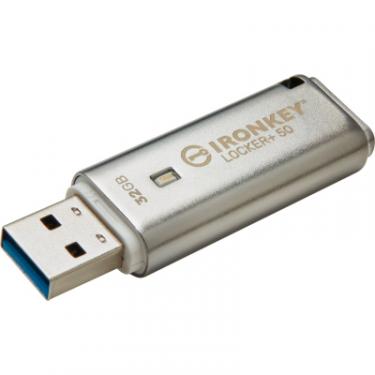 USB флеш накопитель Kingston 32GB IronKey Locker Plus 50 AES Encrypted USB 3.2 Фото