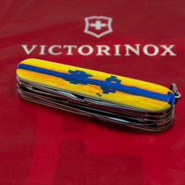 Нож Victorinox Huntsman Ukraine 91 мм Марка з трактором Фото 2