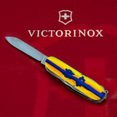 Нож Victorinox Huntsman Ukraine 91 мм Марка з трактором Фото 4