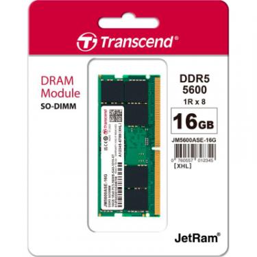 Модуль памяти для ноутбука Transcend SoDIMM DDR5 32GB 5600 MHz JetRam Фото 1