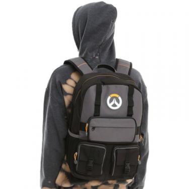 Рюкзак школьный Jinx Overwatch MVP Laptop Backpack Black/Grey Фото 2