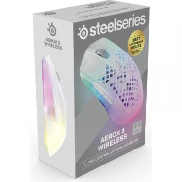 Мышка SteelSeries Aerox 3 Wireless Ghost Фото 6