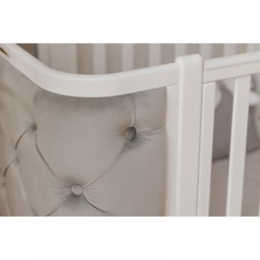Кроватка Angelo Luna гудзики сіре (велюр) 120х60 Фото 8