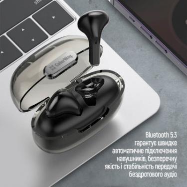 Наушники ColorWay Slim TWS-2 Earbuds Black Фото 10