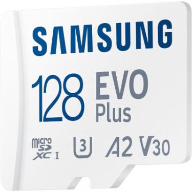 Карта памяти Samsung microSDXC 128GB C10 UHS-I R130MB/s Evo Plus + SD Фото 2