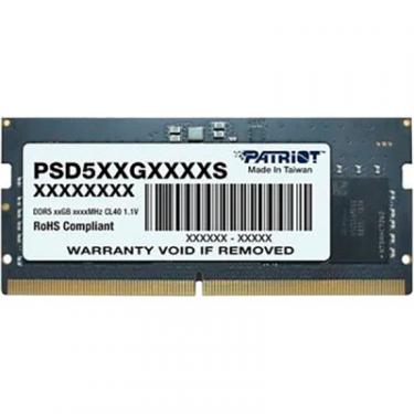Модуль памяти для ноутбука Patriot SoDIMM DDR5 8GB 5600 MHz Фото