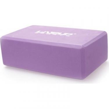 Блок для йоги LiveUp EVA Brick Уні 22,9 x 15,2 x 7,6см Фіолетовий Фото