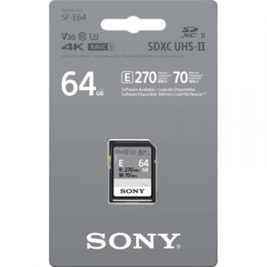 Карта памяти Sony 64GB SDXC class 10 UHS-II U3 V30 Фото 1