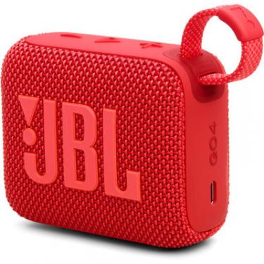 Акустическая система JBL Go 4 Red Фото 1