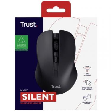 Мышка Trust Mydo Silent Wireless Black Фото 8
