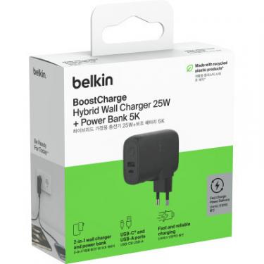 Зарядное устройство Belkin USB-С 25W PD + PowerBank 5000mAh + cable USB-C 1m Фото 5