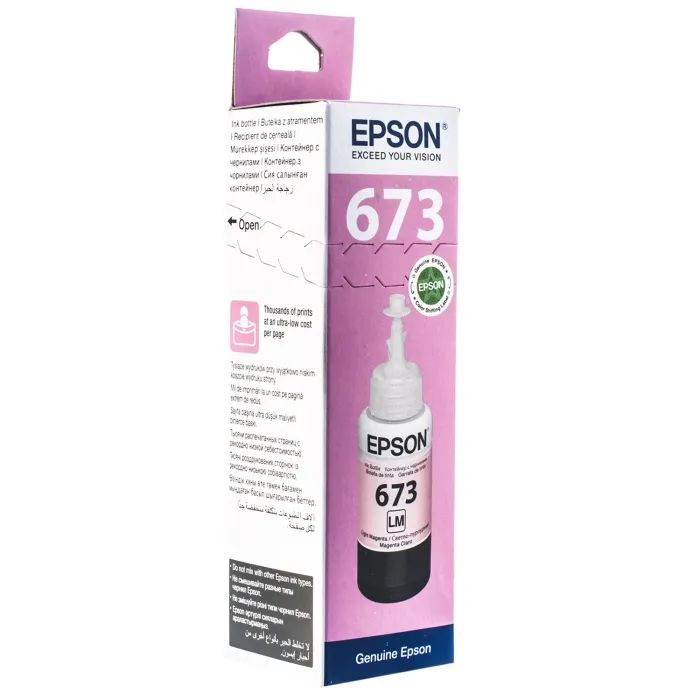 Контейнер с чернилами Epson 673 light magenta 70мл L800/1800 Фото