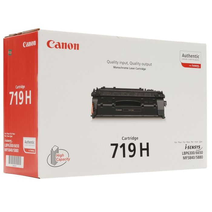 Картридж Canon 719H Black LBP-6650dn/6300dn/MF5580 Фото