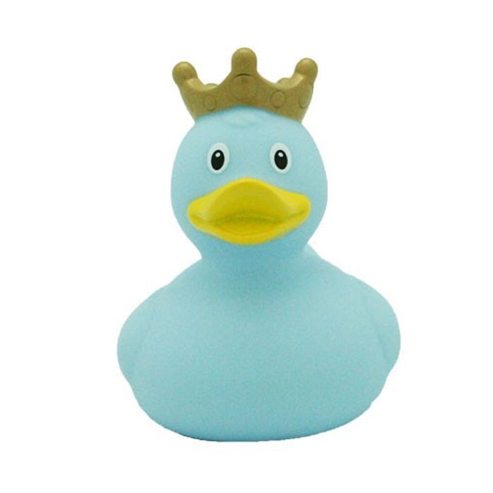 Игрушка для ванной Funny Ducks Утка в короне голубая Фото