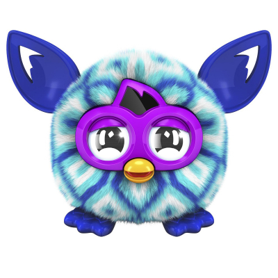 Интерактивная игрушка Furby Малыш Ферби серии Furbling бело-синие ромбики Фото