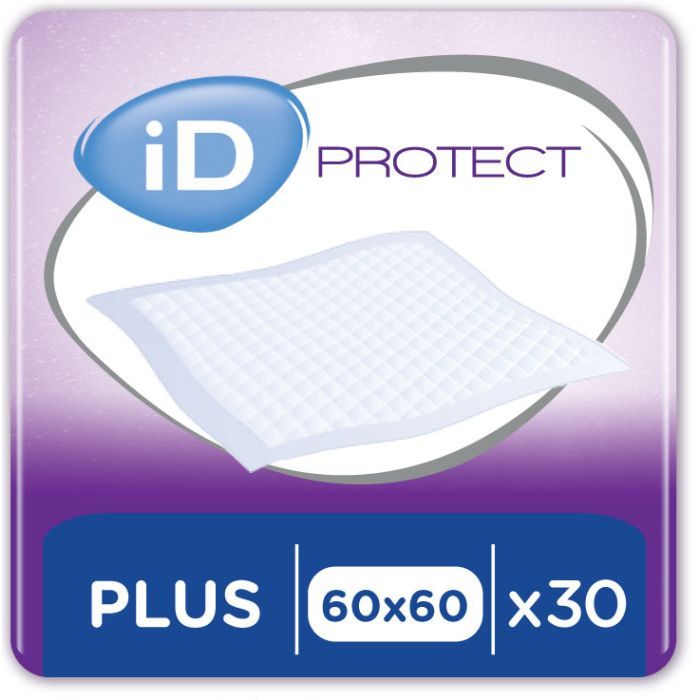 Пеленки для младенцев ID Plus 60x60 30 шт Фото