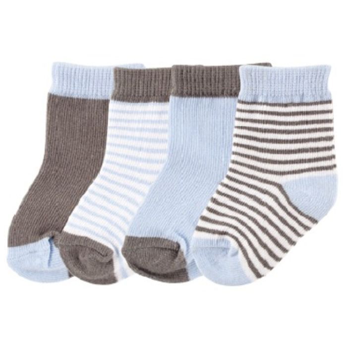 Носки детские Luvable Friends 4 пари для хлопчиків Фото