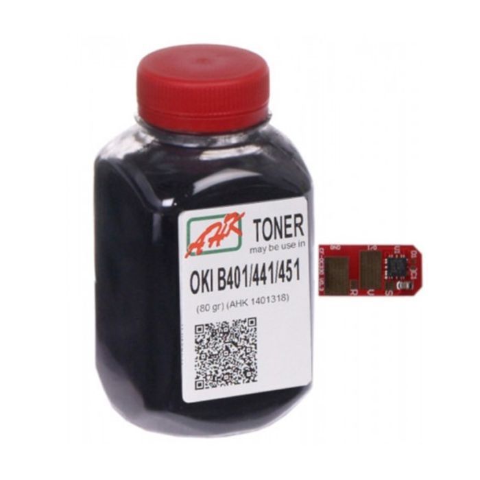 Тонер AHK OKI B401/MB441/MB451 (+chip) Фото