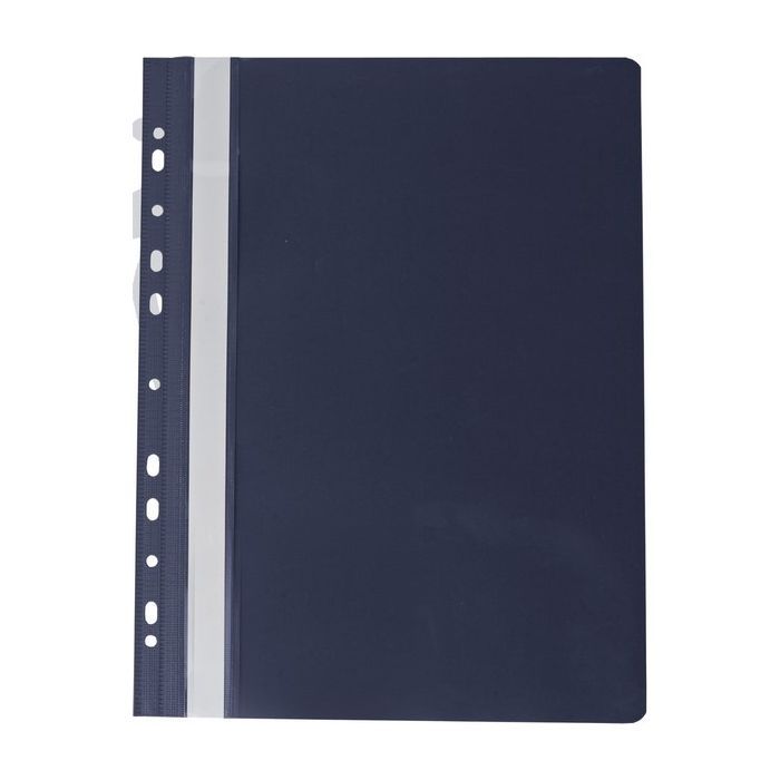 Папка-скоросшиватель Buromax А4, perforated, PVC, black/ PROFESSIONAL Фото