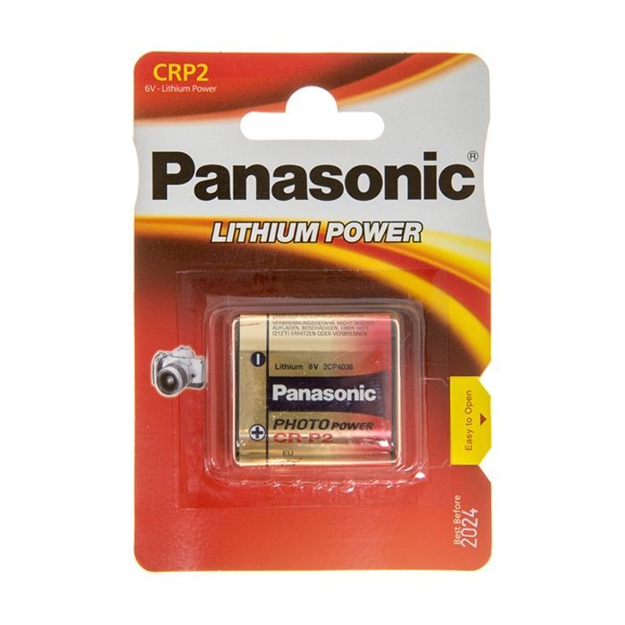 Батарейка Panasonic CR P2 * 1 LITHIUM Фото