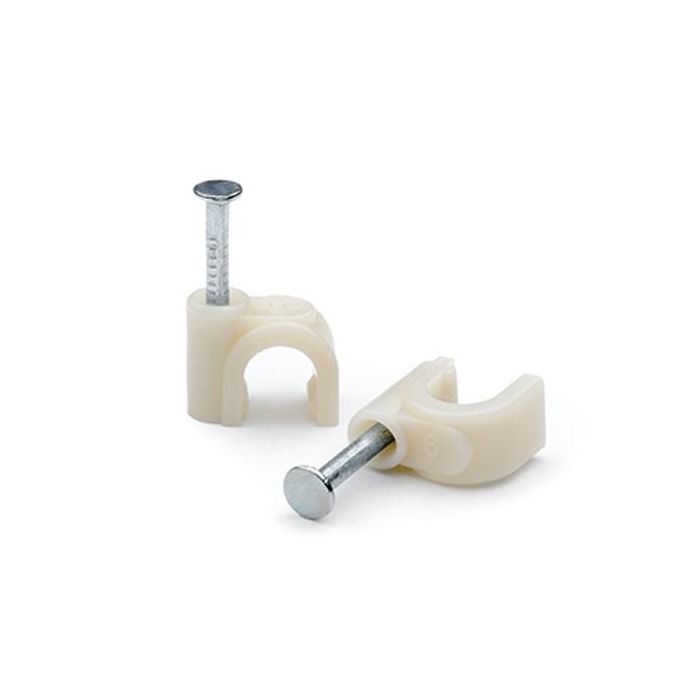 Скоба Atcom для крепления кабеля 6мм 100шт Фото