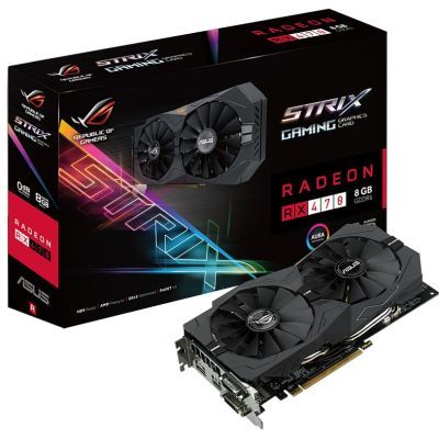 Видеокарта ASUS Radeon RX 470 8192Mb ROG STRIX GAMING Фото