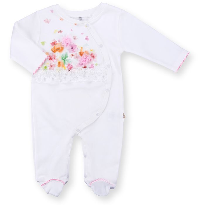 Человечек детский Bibaby с нежными цветочками Фото