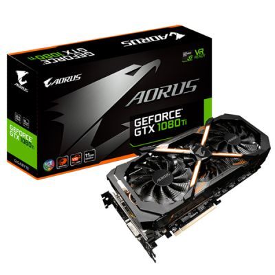 Видеокарта GIGABYTE GeForce GTX1080 Ti 11Gb AORUS Фото