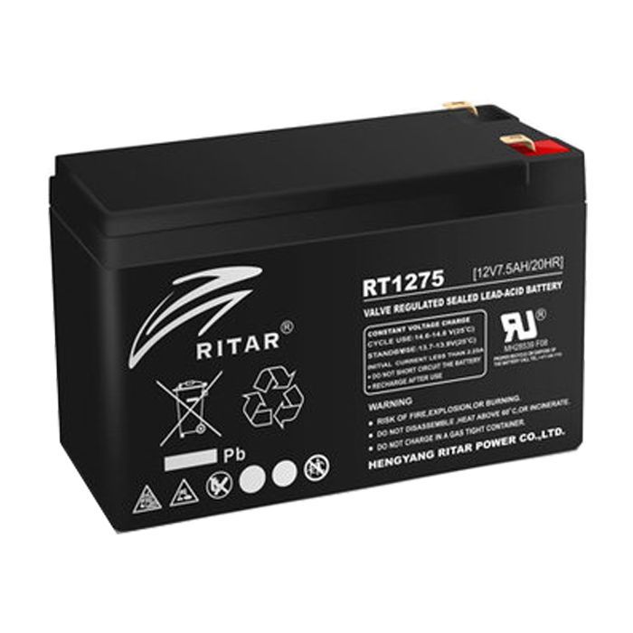 Батарея к ИБП Ritar AGM RT1275B, 12V-7.5Ah Фото