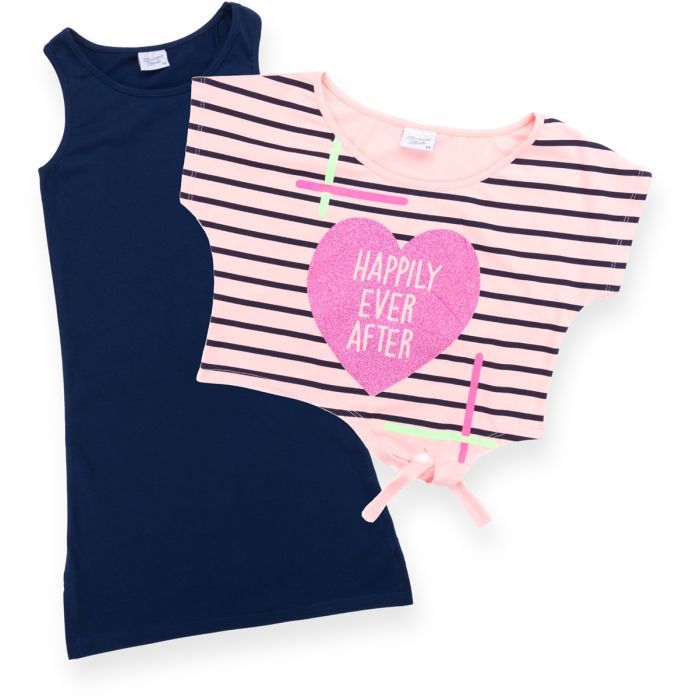 Платье детское Breeze с сердцем в комплекте с топом Фото