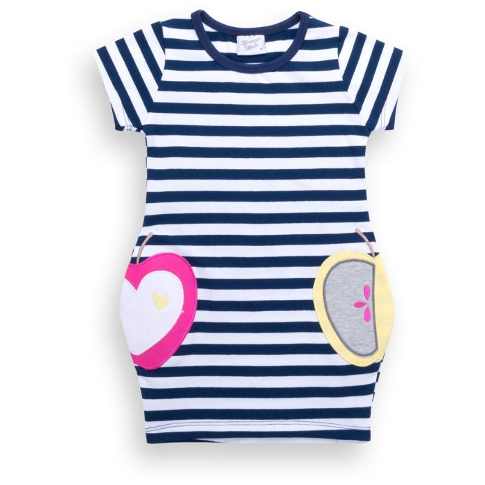 Платье детское Breeze в полоску с кармашками Фото