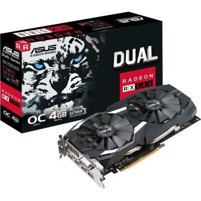 Видеокарта ASUS Radeon RX 580 4096Mb DUAL OC Фото