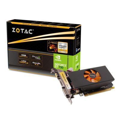 Видеокарта Zotac GeForce GT730 4096Mb LP DDR5 Фото