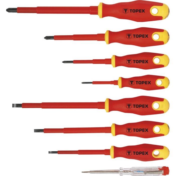 Набор отверток Topex 1000В, 8 шт. Фото
