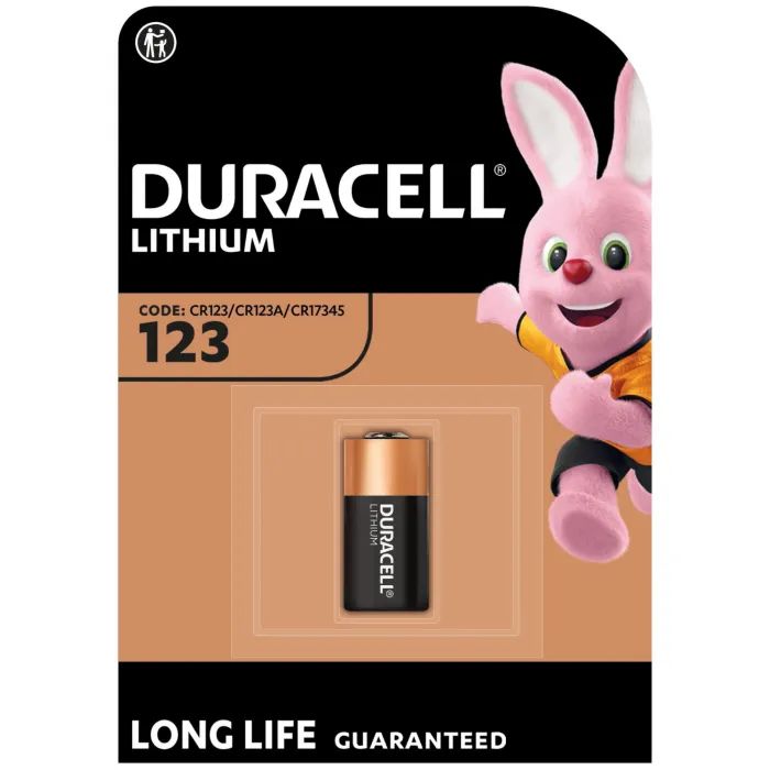 Батарейка Duracell 123 3V High Power літієва, CR123/CR123A/CR17345, 1 Фото