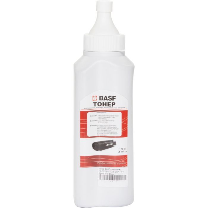 Тонер BASF Brother HL-1110R/1112R, DCP-1512, 350г, Black Фото