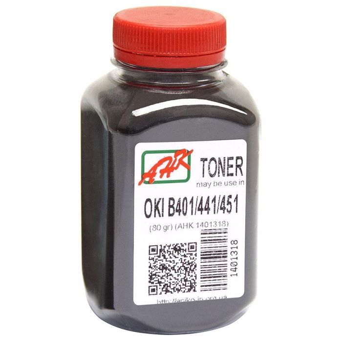 Тонер AHK OKI B401/B441/B451 80г Black Фото