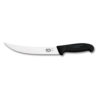 Кухонный нож Victorinox Fibrox обвалочный 25 см, черный Фото